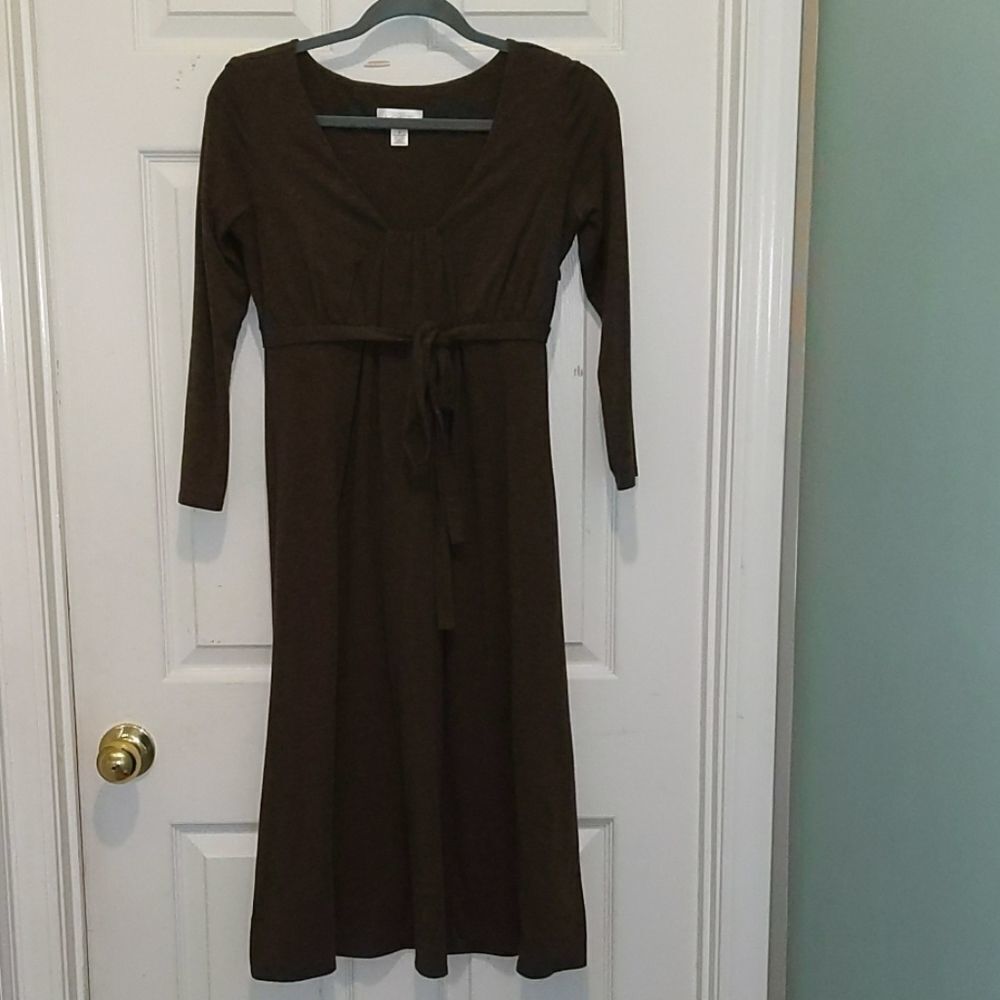 Ann Taylor Loft brown dress Sz 0